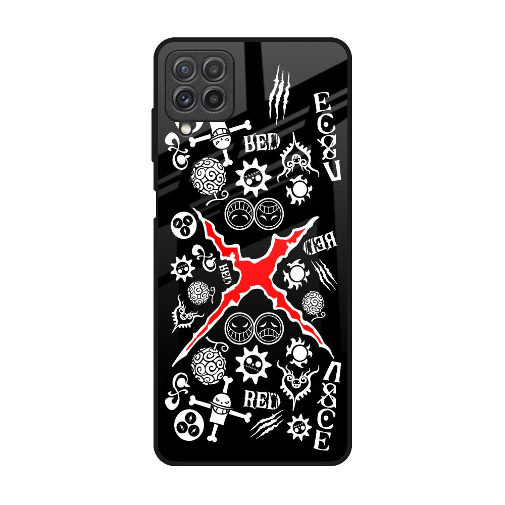 Red Zone Samsung Galaxy A22 Glass Back Cover Online