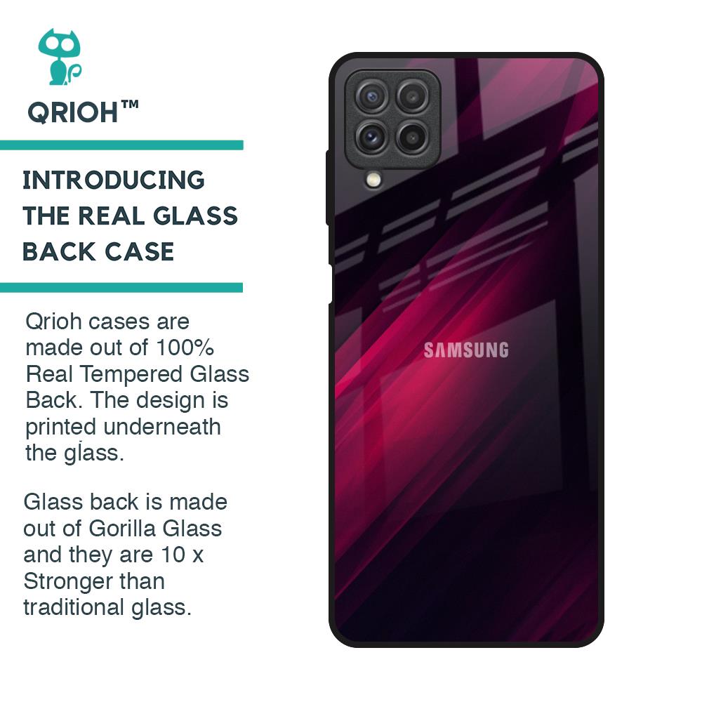 Razor Black Glass Case for Samsung Galaxy A22