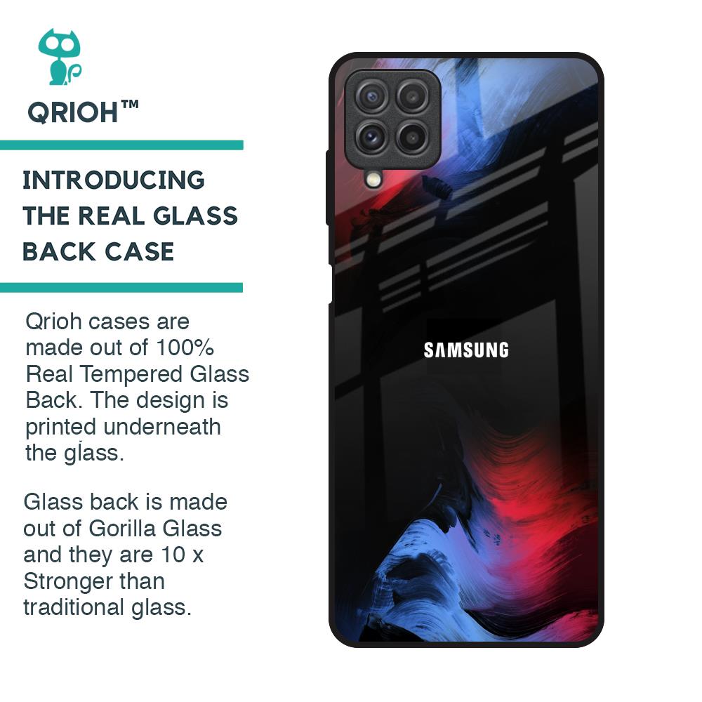 Fine Art Wave Glass Case for Samsung Galaxy A22