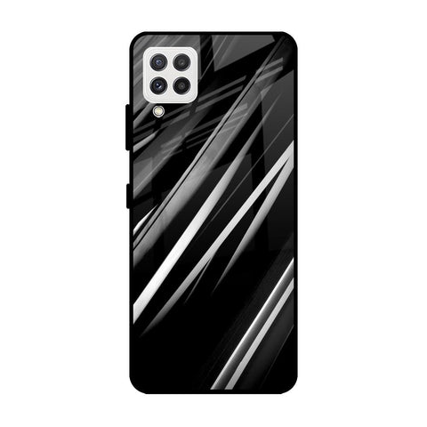 Black & Grey Gradient Samsung Galaxy A22 Glass Cases & Covers Online