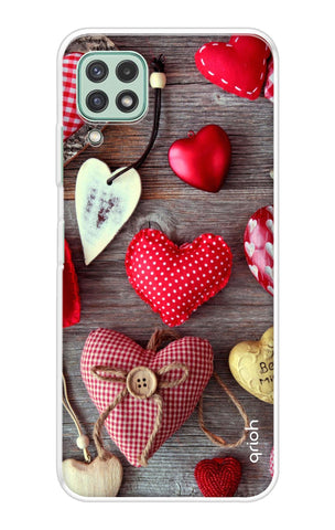 Valentine Hearts Samsung Galaxy A22 Back Cover