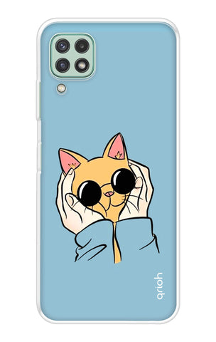 Attitude Cat Samsung Galaxy A22 Back Cover