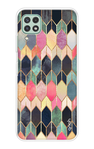 Shimmery Pattern Samsung Galaxy A22 Back Cover
