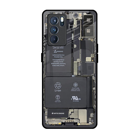 Skeleton Inside Oppo Reno6 Glass Back Cover Online