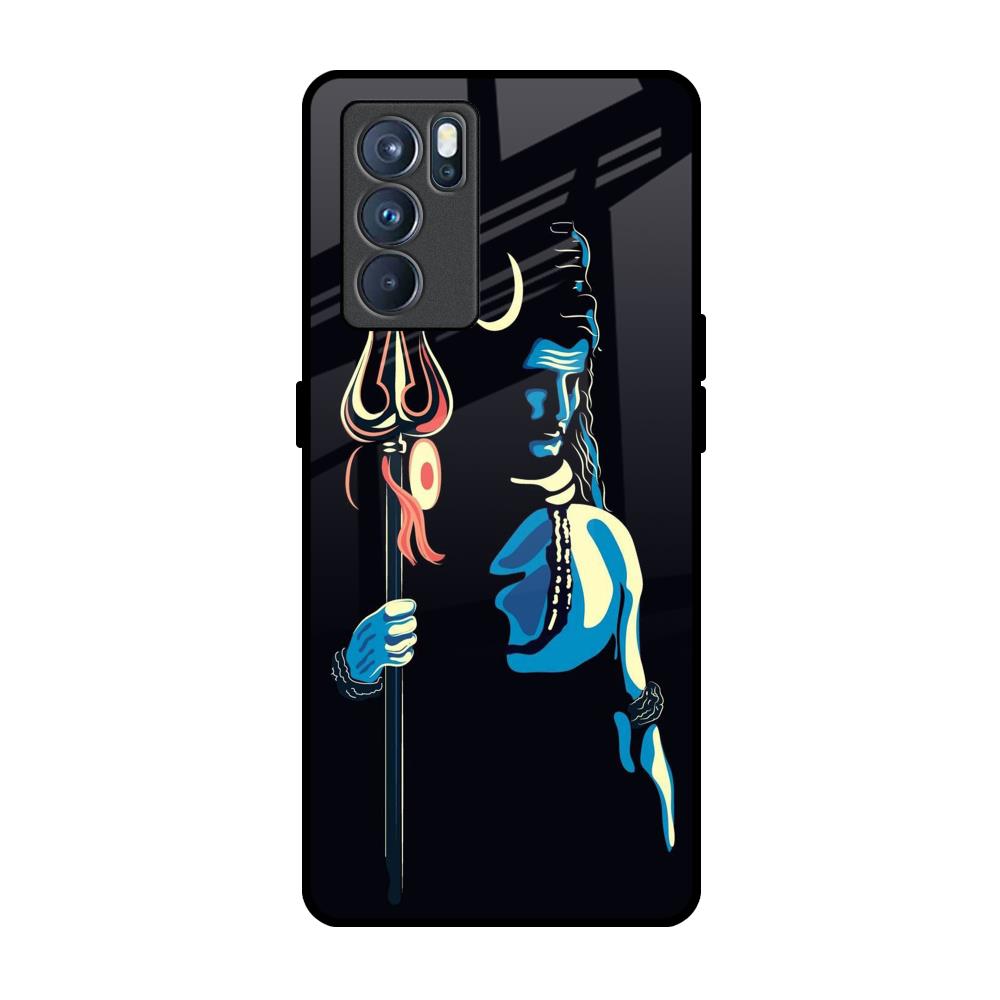 Mahakal Oppo Reno6 Glass Back Cover Online