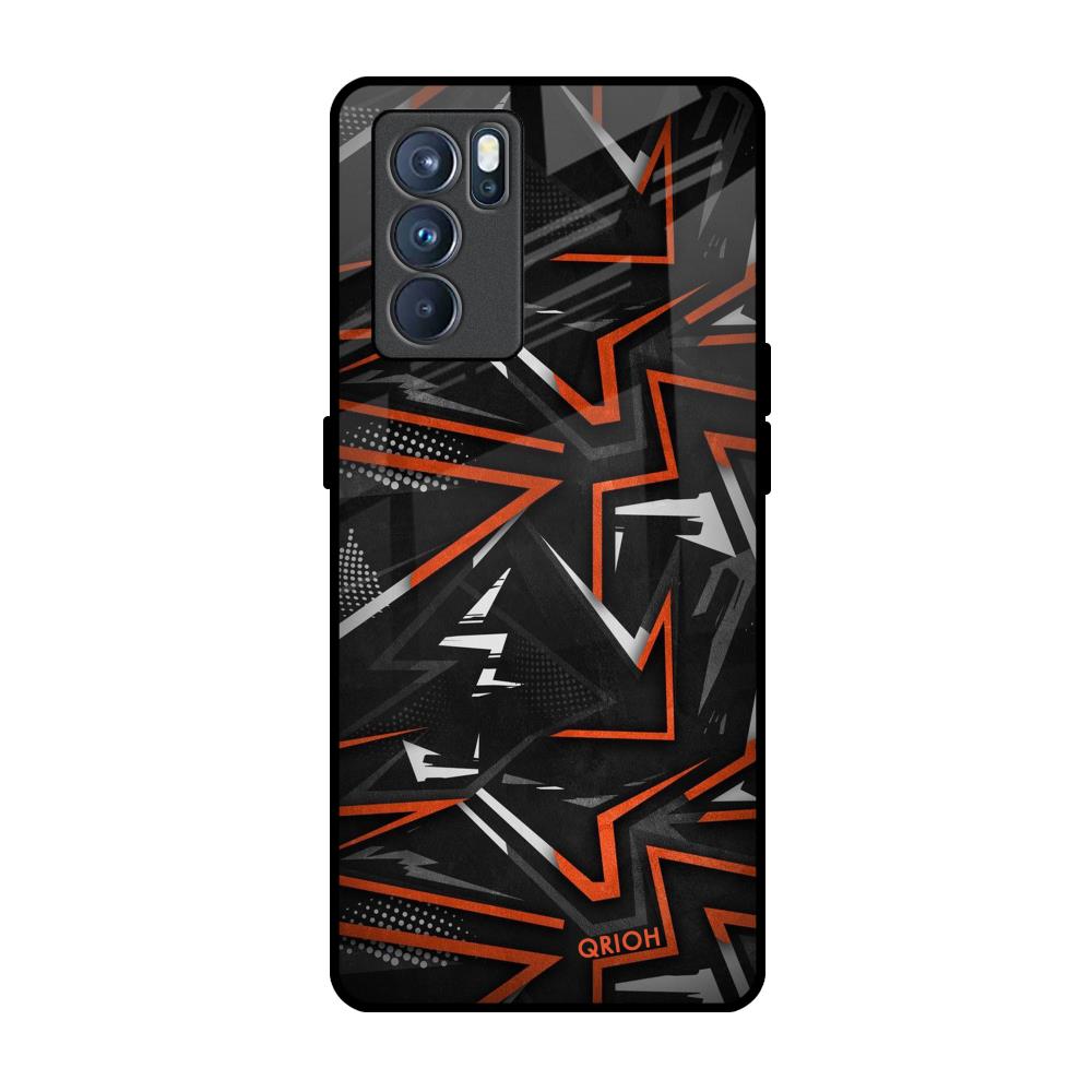 Vector Art Oppo Reno6 Glass Back Cover Online