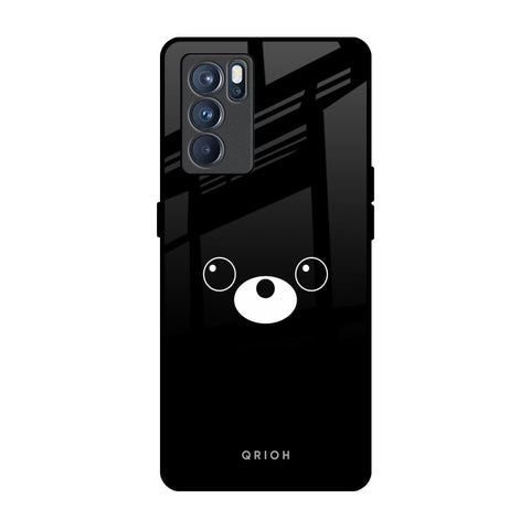 Cute Bear Oppo Reno6 Glass Back Cover Online