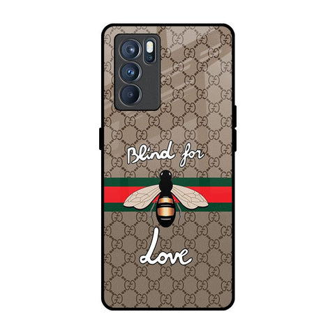 Blind For Love Oppo Reno6 Glass Back Cover Online