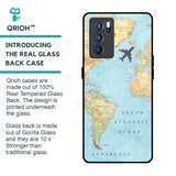 Travel Map Glass Case for Oppo Reno6