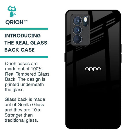 Jet Black Glass Case for Oppo Reno6