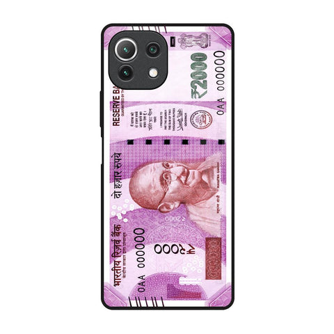 Stock Out Currency Mi 11 Lite Glass Back Cover Online