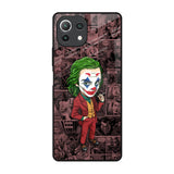 Joker Cartoon Mi 11 Lite Glass Back Cover Online