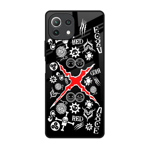 Red Zone Mi 11 Lite Glass Back Cover Online