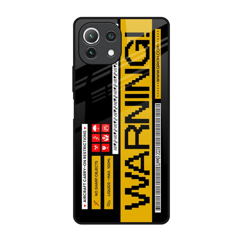 Aircraft Warning Mi 11 Lite Glass Back Cover Online