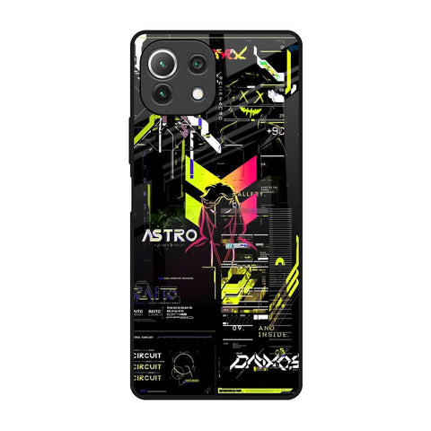 Astro Glitch Mi 11 Lite Glass Back Cover Online