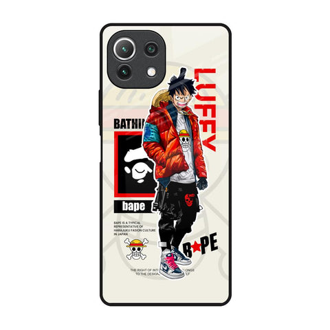 Bape Luffy Mi 11 Lite Glass Back Cover Online