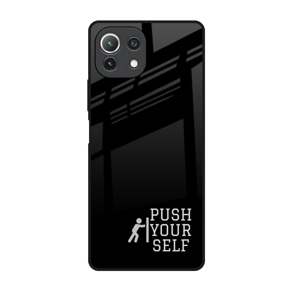 Push Your Self Mi 11 Lite Glass Back Cover Online