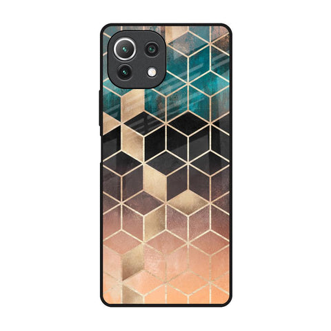 Bronze Texture Mi 11 Lite Glass Back Cover Online