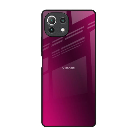 Pink Burst Mi 11 Lite Glass Back Cover Online