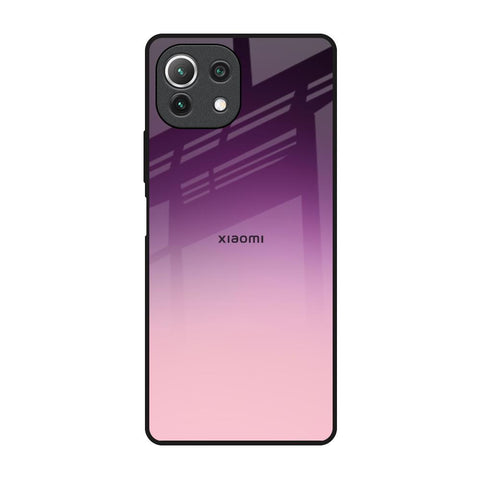 Purple Gradient Mi 11 Lite Glass Back Cover Online