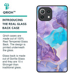 Alcohol ink Marble Glass Case for Mi 11 Lite