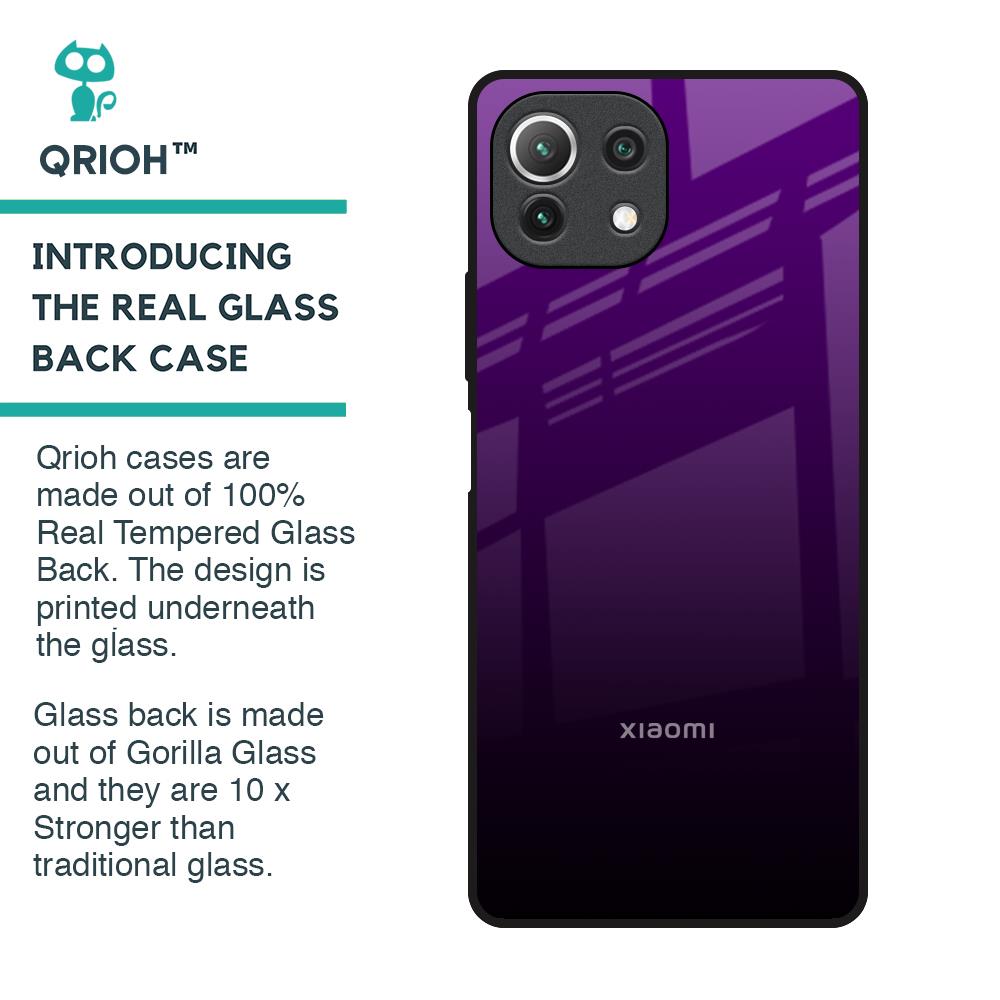 Harbor Royal Blue Glass Case For Mi 11 Lite