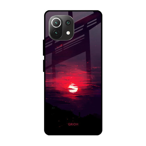 Morning Red Sky Mi 11 Lite Glass Cases & Covers Online