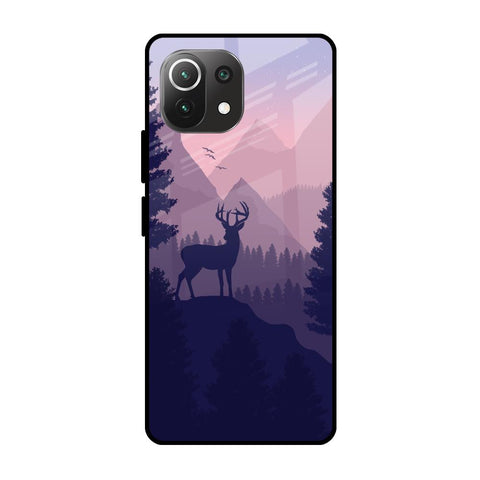 Deer In Night Mi 11 Lite Glass Cases & Covers Online