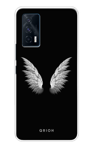 White Angel Wings IQOO 7 Back Cover