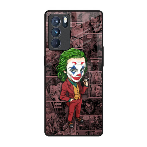 Joker Cartoon Oppo Reno6 Pro Glass Back Cover Online