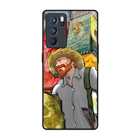 Loving Vincent Oppo Reno6 Pro Glass Back Cover Online