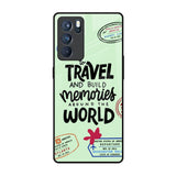 Travel Stamps Oppo Reno6 Pro Glass Back Cover Online