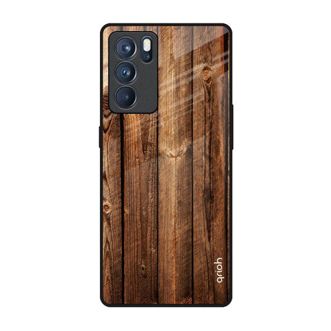 Timber Printed Oppo Reno6 Pro Glass Back Cover Online