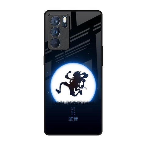Luffy Nika Oppo Reno6 Pro Glass Back Cover Online