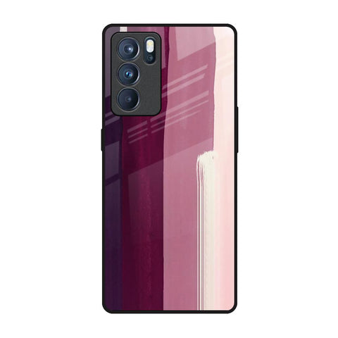 Brush Stroke Art Oppo Reno6 Pro Glass Back Cover Online