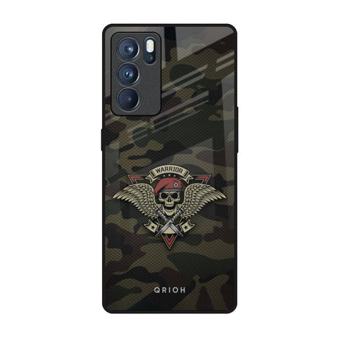 Army Warrior Oppo Reno6 Pro Glass Back Cover Online
