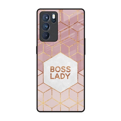 Boss Lady Oppo Reno6 Pro Glass Back Cover Online