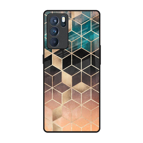 Bronze Texture Oppo Reno6 Pro Glass Back Cover Online