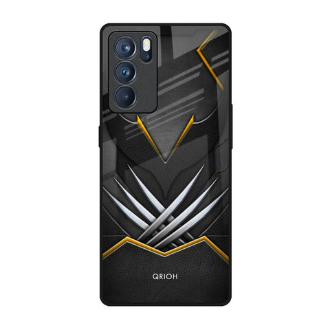 Black Warrior Oppo Reno6 Pro Glass Back Cover Online