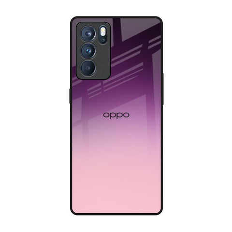 Purple Gradient Oppo Reno6 Pro Glass Back Cover Online