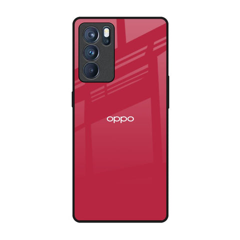 Solo Maroon Oppo Reno6 Pro Glass Back Cover Online