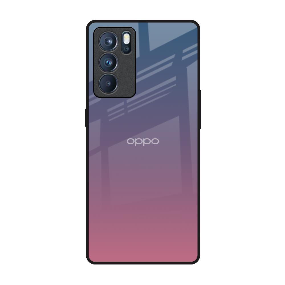 Pastel Gradient Oppo Reno6 Pro Glass Back Cover Online
