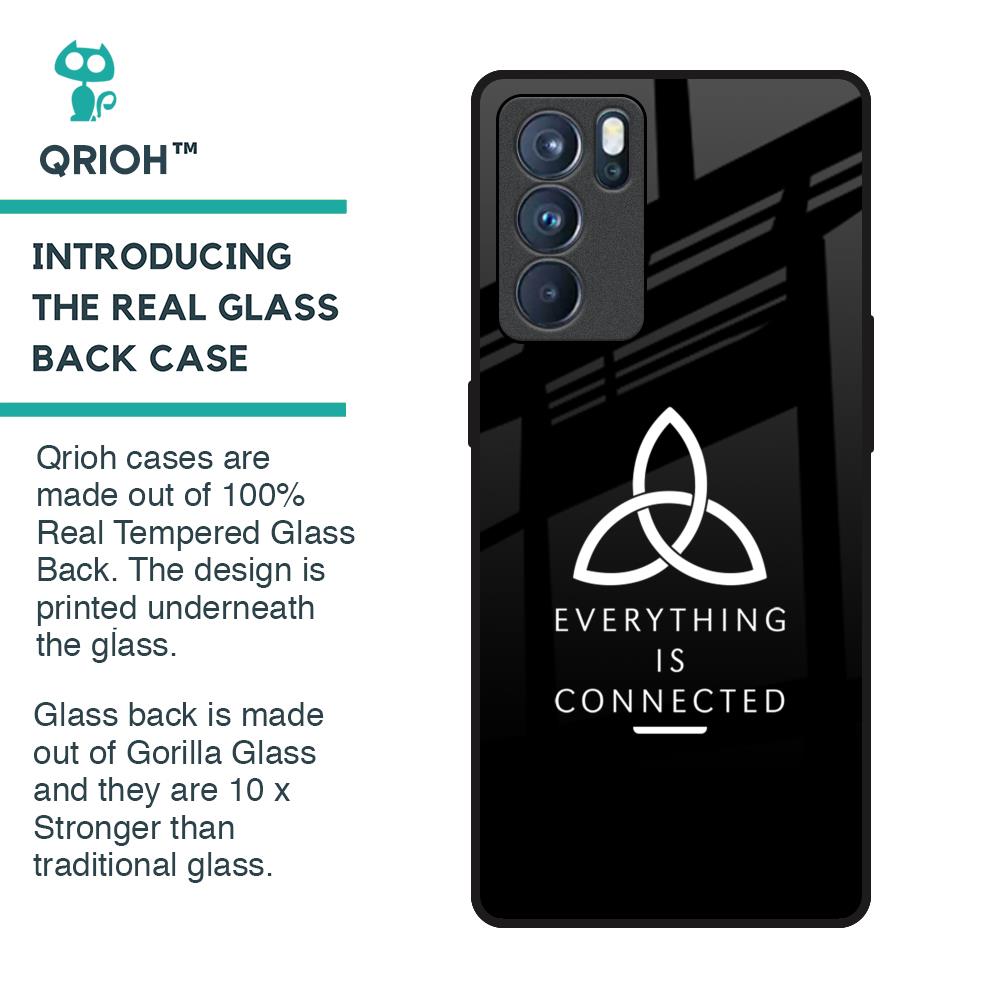 Everything Is Connected Glass Case for Oppo Reno6 Pro