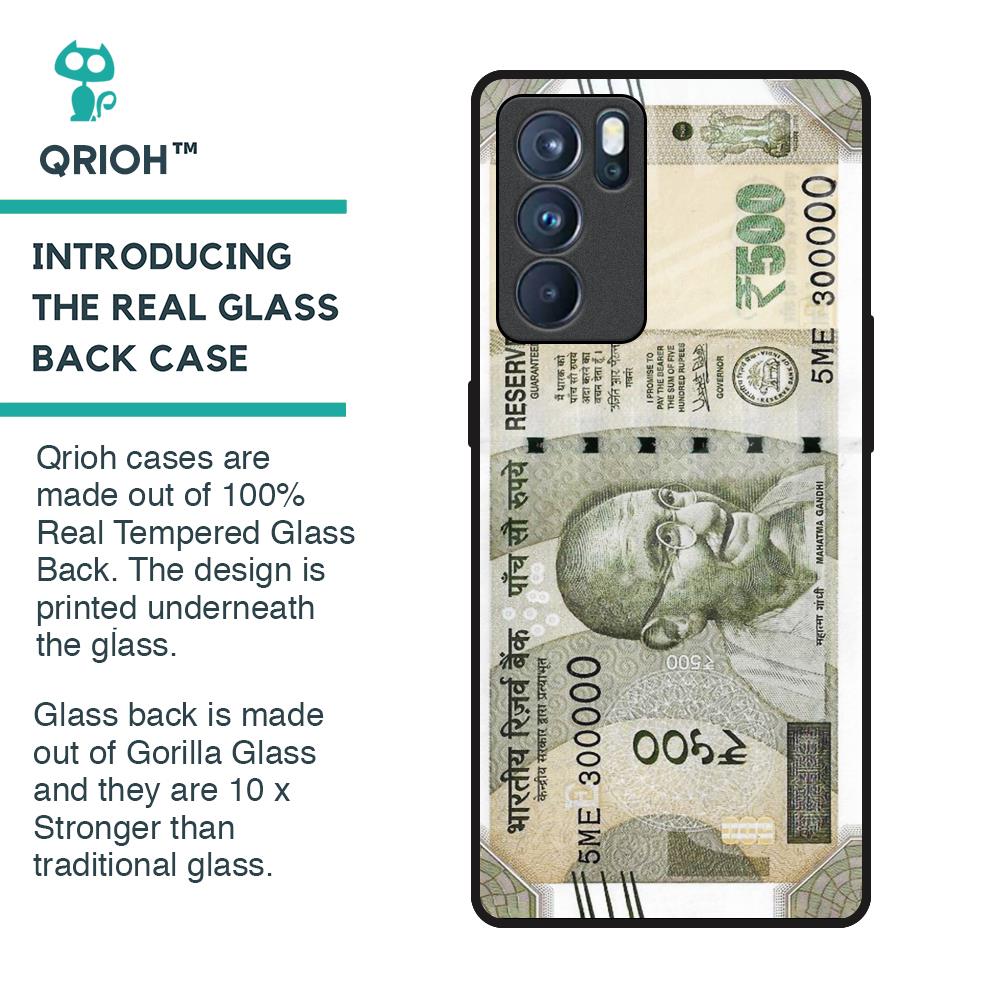 Cash Mantra Glass Case for Oppo Reno6 Pro