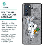 Cute Baby Bunny Glass Case for Oppo Reno6 Pro