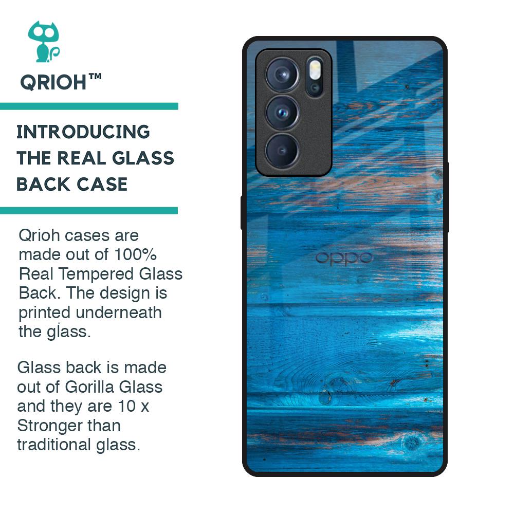 Patina Finish Glass case for Oppo Reno6 Pro