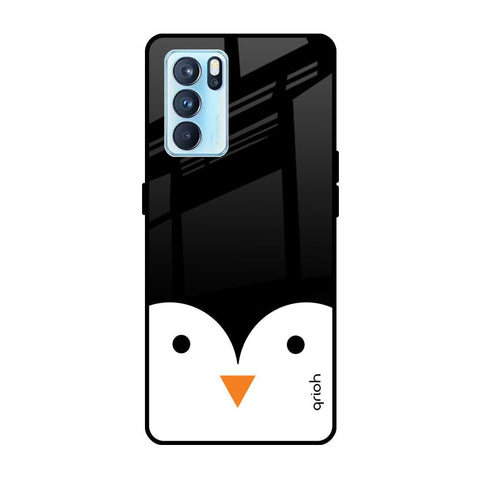 Cute Penguin Oppo Reno6 Pro Glass Cases & Covers Online