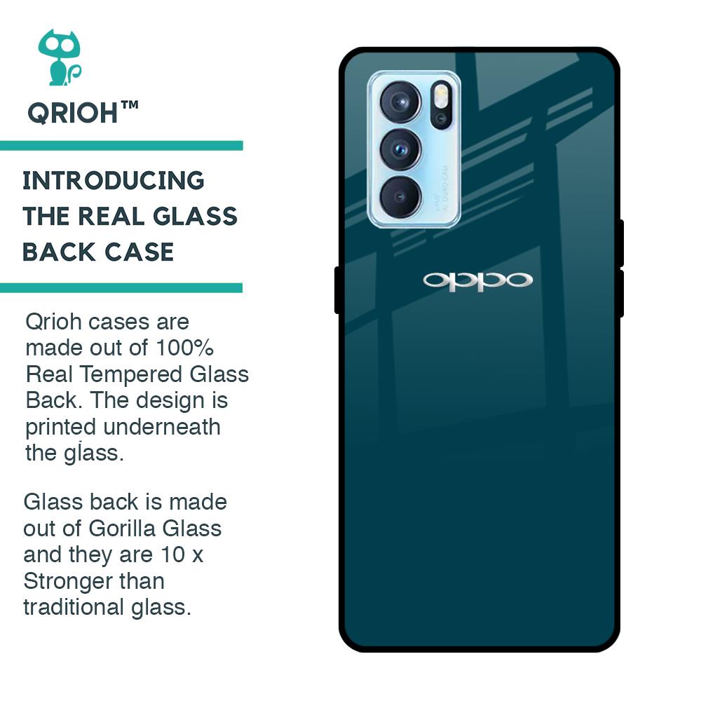 Emerald Glass Case for Oppo Reno6 Pro