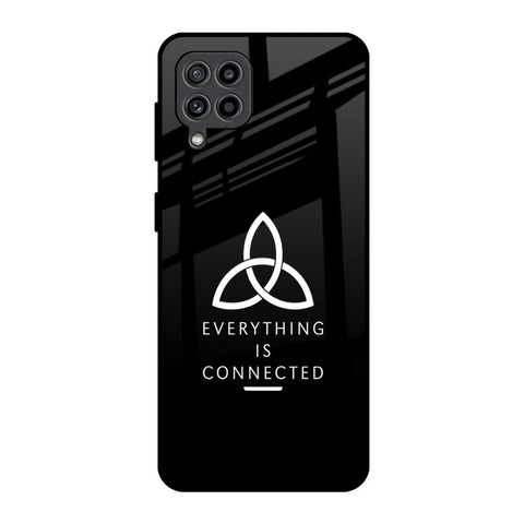 Everything Is Connected Samsung Galaxy F22 Glass Back Cover Online