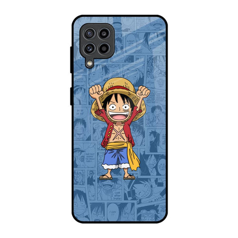 Chubby Anime Samsung Galaxy F22 Glass Back Cover Online